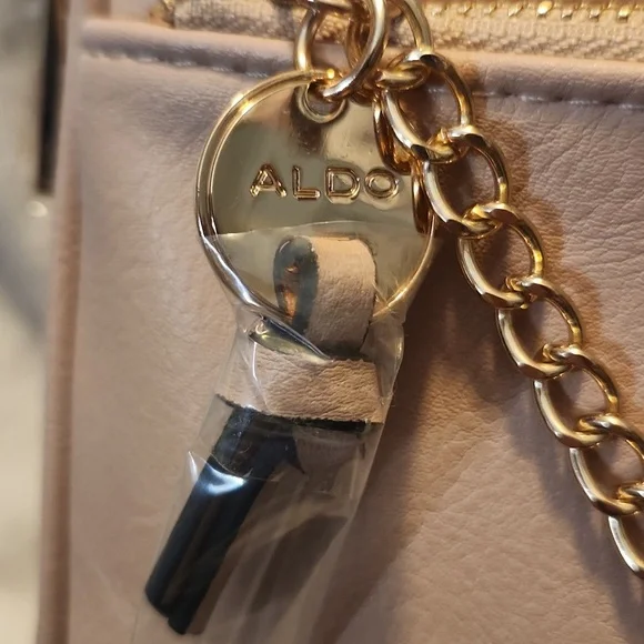 NWT Aldo Blush Pink Mini Backpack with Chain Detail - Picture 2 of 8